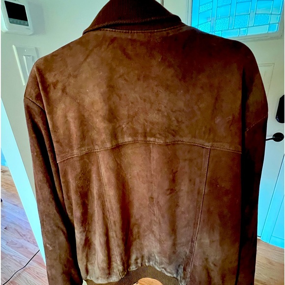 Casa López Brown Suede Jacket, Size Large. Good condition. - Picture 1 of 7